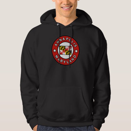 Annapolis Maryland Hoodie (Voorkant)