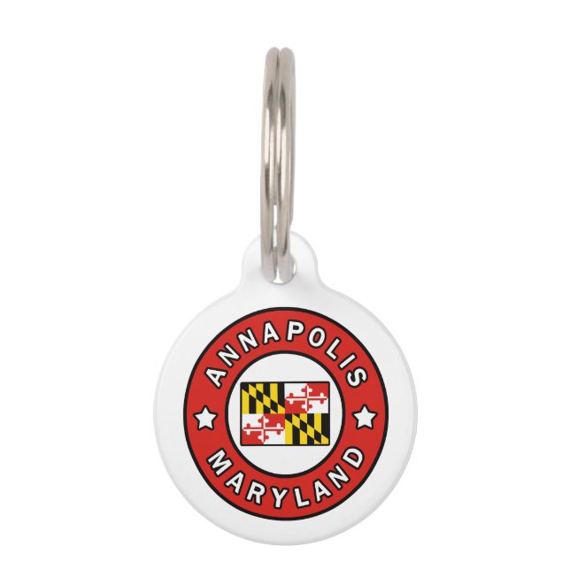 Annapolis Maryland Huisdierpenning (Voorkant)