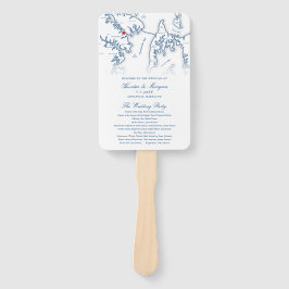 Annapolis Maryland huwelijksprogramma Elegante bru Handwaaier