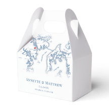 Annapolis Maryland kaart Elegante bruiloft