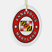 Annapolis Maryland Keramisch Ornament (Rechts)