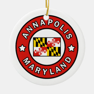 Annapolis Maryland Keramisch Ornament