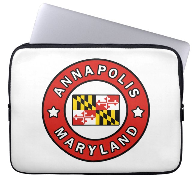 Annapolis Maryland Laptop Sleeve (Voorkant)
