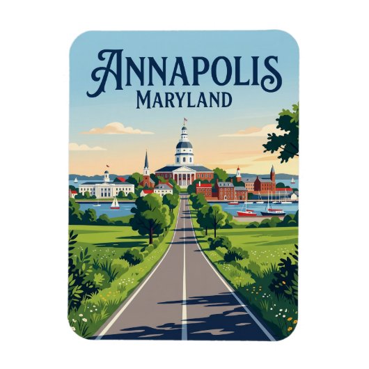 Annapolis Maryland Magneet (Verticaal)
