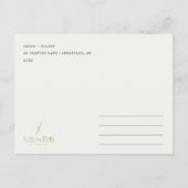 Annapolis Maryland MD Zee Waterverf Save The Date Briefkaart (Achterkant)