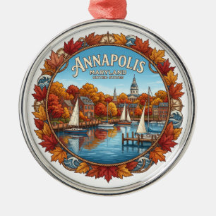 Annapolis Maryland Metalen Ornament