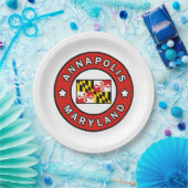 Annapolis Maryland Papieren Bordje (Feest)