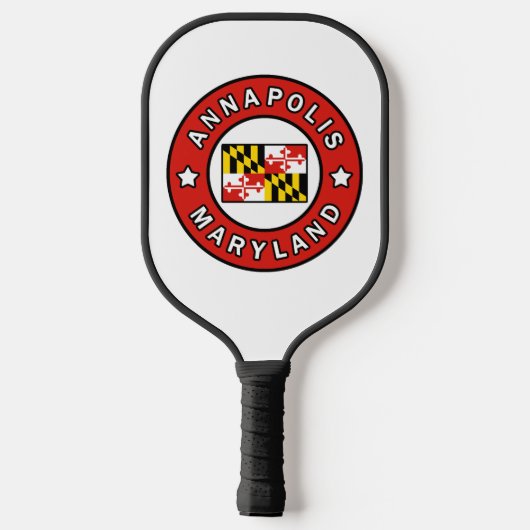 Annapolis Maryland Pickleball Paddle (Achterkant)