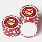 Annapolis Maryland Poker Chips (Opstapeling)