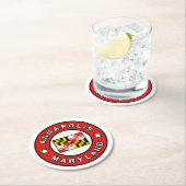 Annapolis Maryland Ronde Kartonnen Onderzetter (Insitu)