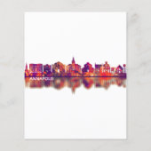 Annapolis Maryland Skyline Flyer (Achterkant)