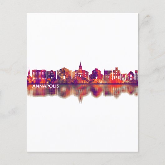 Annapolis Maryland Skyline Flyer (Voorkant)