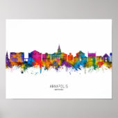 Annapolis Maryland Skyline Poster (Voorkant)