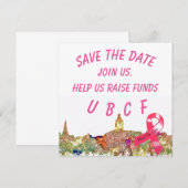 Annapolis Maryland Skyline SG-Faded Glory Save The Date (Voorkant / Achterkant)