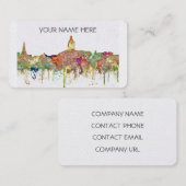 Annapolis Maryland Skyline SG-Faded Glory Visitekaartje (Voorkant / Achterkant)