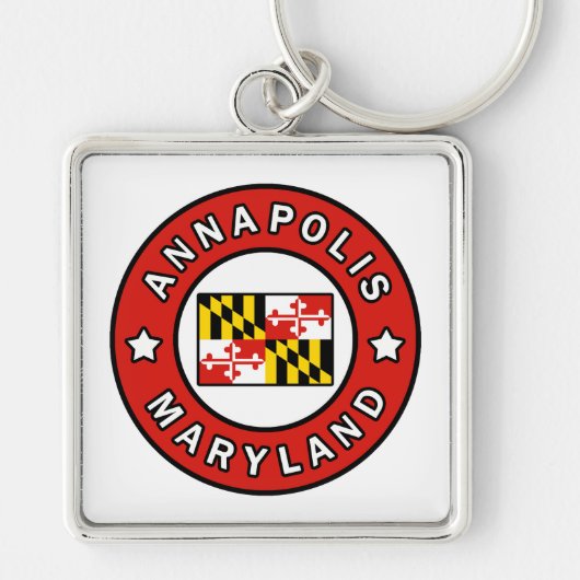 Annapolis Maryland Sleutelhanger (Voorkant)