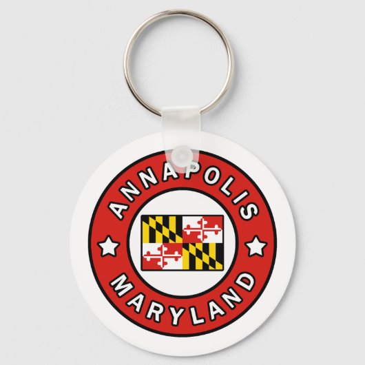 Annapolis Maryland Sleutelhanger (Voorkant)
