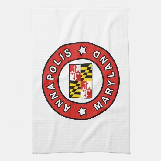 Annapolis Maryland Theedoek (Verticaal)
