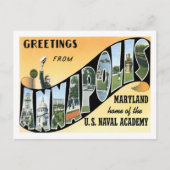 Annapolis Maryland Travel America City Briefkaart (Voorkant)