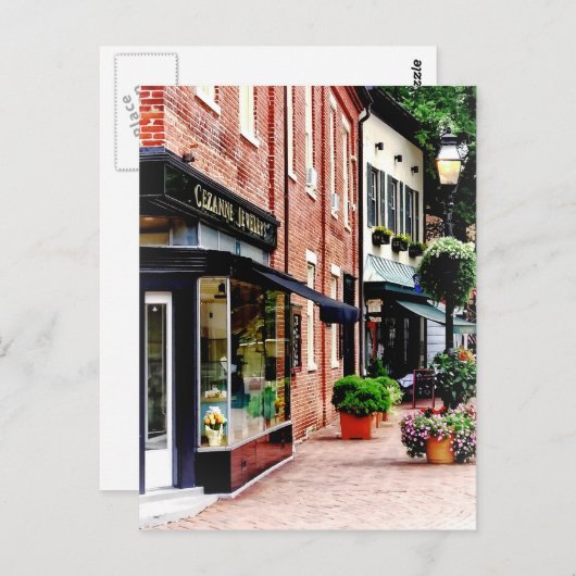 Annapolis MD - Along State Circle Briefkaart (Voorkant / Achterkant)