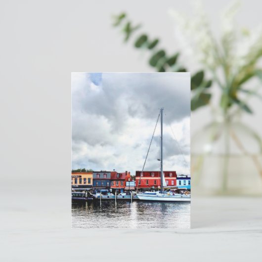 Annapolis Md - City Dock Briefkaart (Staand voorkant)