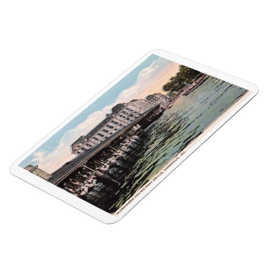 Annapolis MD, Naval, Midshipmen, Vintage Magneet (Linkerzijde)