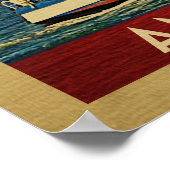 Annapolis Sailboat Vintage Travel Maryland Poster (Hoek)