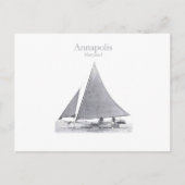 Annapolis Skipjack Briefkaart (Voorkant)
