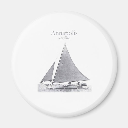 Annapolis Skipjack Magneet (Voorkant)