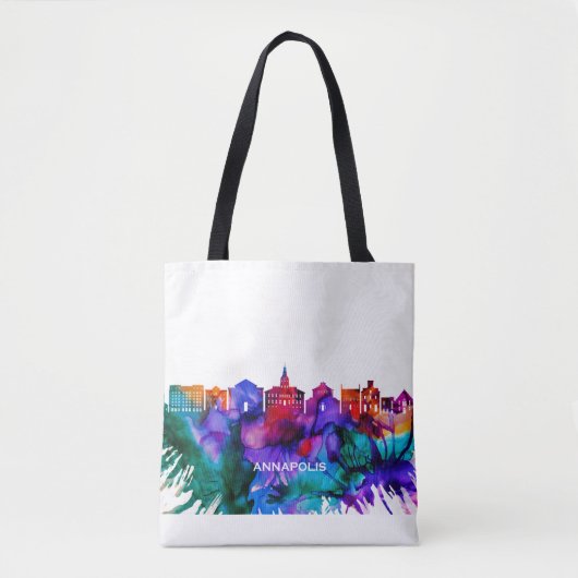Annapolis Skyline Tote Bag (Voorkant)