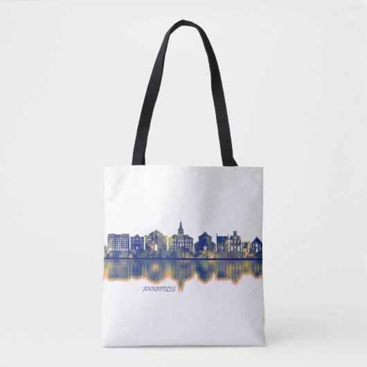 Annapolis Skyline Tote Bag (Voorkant)