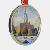 Annapolis State House Metalen Ornament (Rechts)