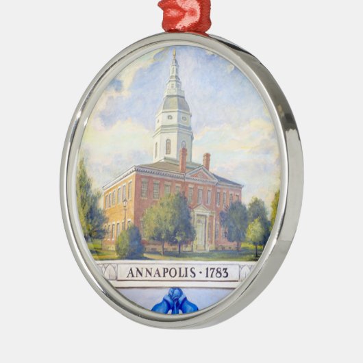 Annapolis State House Metalen Ornament (Links)