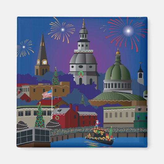 Annapolis Vakantie Magneet (Voorkant)