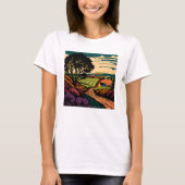 Annapolis Valley Canadian Travel Landscape White T-shirt (Voorkant)
