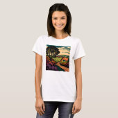 Annapolis Valley Canadian Travel Landscape White T-shirt (Voorkant volledig)