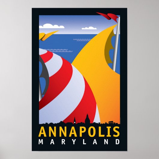 Annapolis, Zeilen Poster (Voorkant)