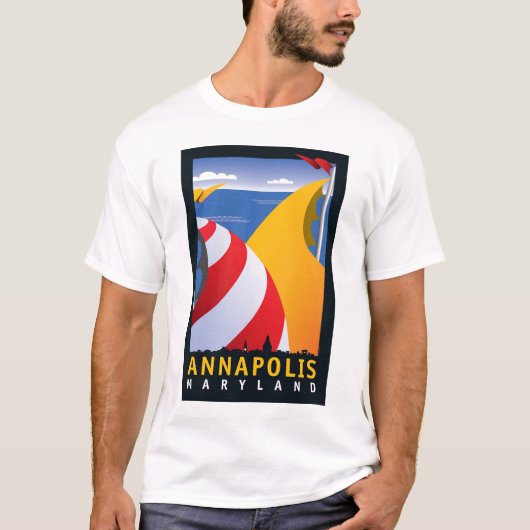 Annapolis, Zeilen T-shirt (Voorkant)