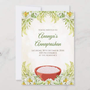 Annaprasan uitnodiging & Annaprashana ceremonie ka