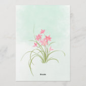 Annaprashan Ceremony Invitations  Kaart (Achterkant)