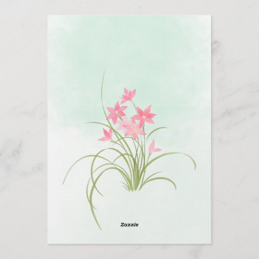 Annaprashan Ceremony Invitations  Kaart (Achterkant)