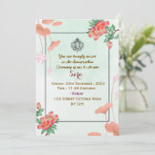 Annaprashan Ceremony Invitations  Kaart (Staand voorkant)