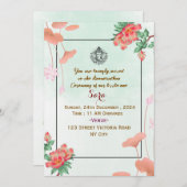 Annaprashan Ceremony Invitations  Kaart (Voorkant / Achterkant)