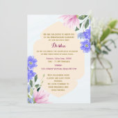 Annaprashan Ceremony Invitations Kaart (Staand voorkant)