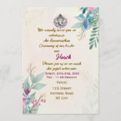 Annaprashan Ceremony Invitations  Kaart (Voorkant)