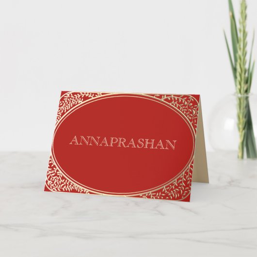 Annaprashan Eerste Rijst Ceremonie (Voorkant)