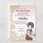 Annaprashan First Rice Ceremony Uitnodiging (Voorkant)