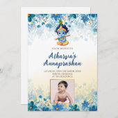 Annaprashan nodigt Annaprasan uit Kaart (Voorkant / Achterkant)