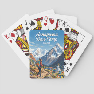 Annapurna Basiskamp Nepal Pokerkaarten