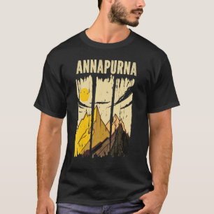 Annapurna bergtop klimmer t-shirt